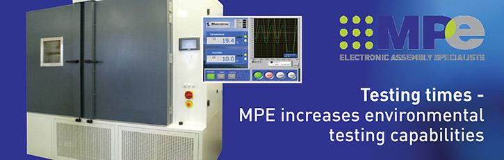 Testing times – MPE increases environmental testing capabilities