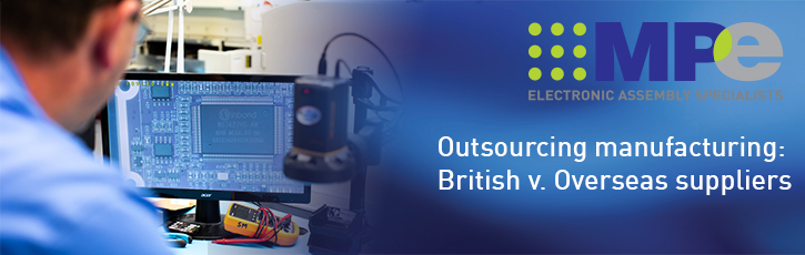 Outsourcing manufacturing: British v. overseas suppliers