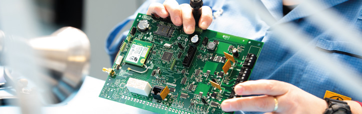 Circuit board demonstrating EMI and EMC Challenges in PCB Assembly