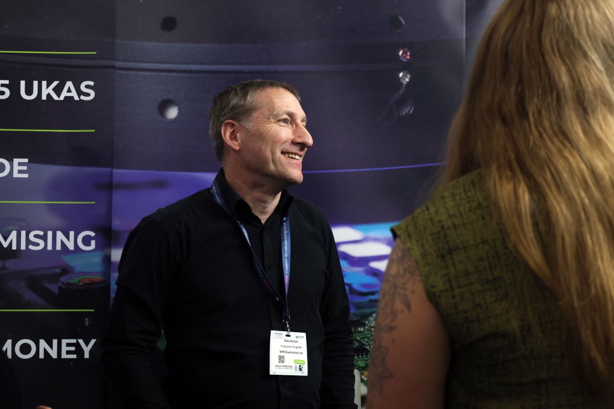 Mike Denton, MPE Electronics’ Production Engineering Manager at Southern Manufacturing & Electronics Show 2026